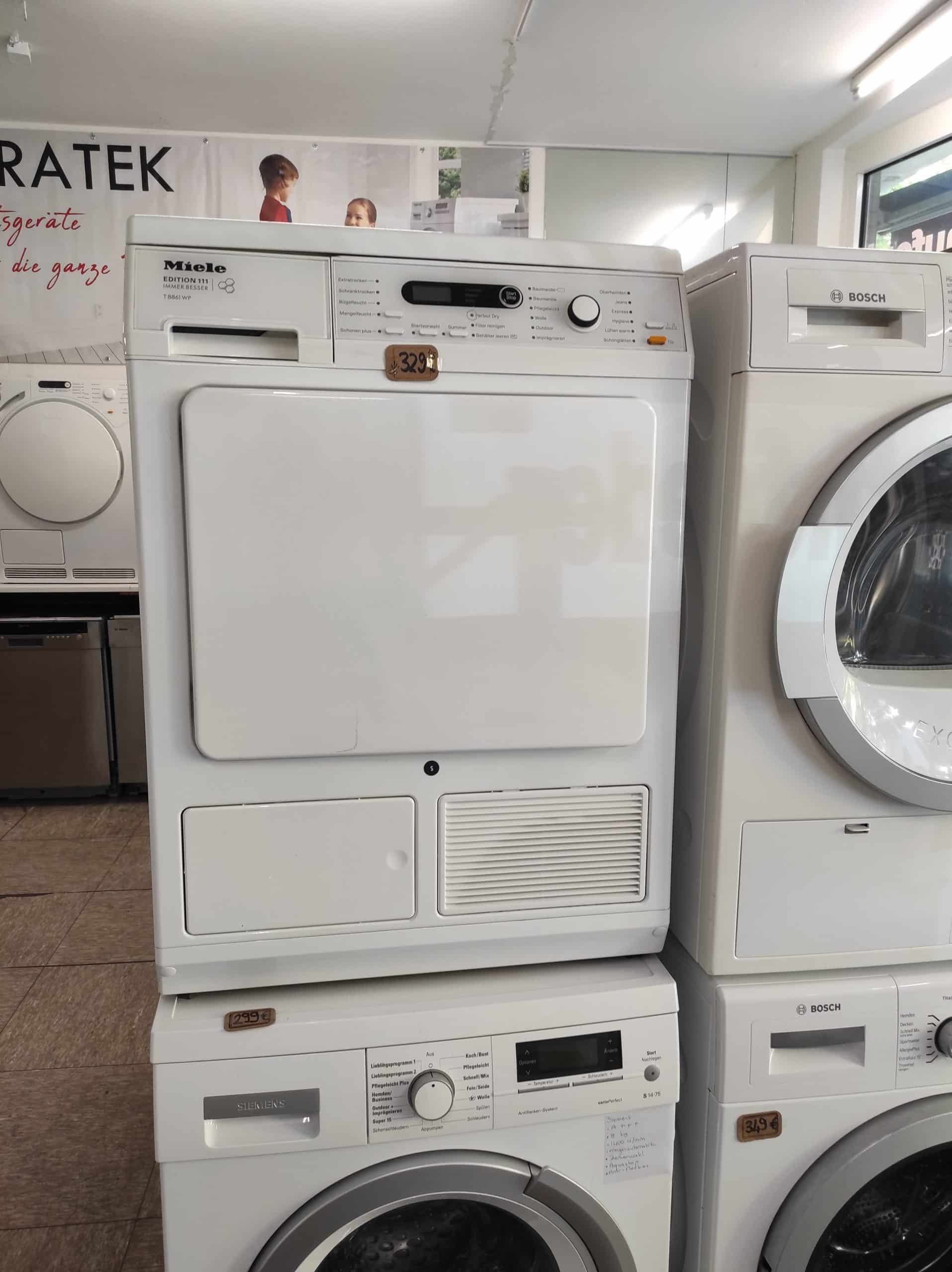 Miele W 8861 WP Wärmepumpe Trockner, 8 kg