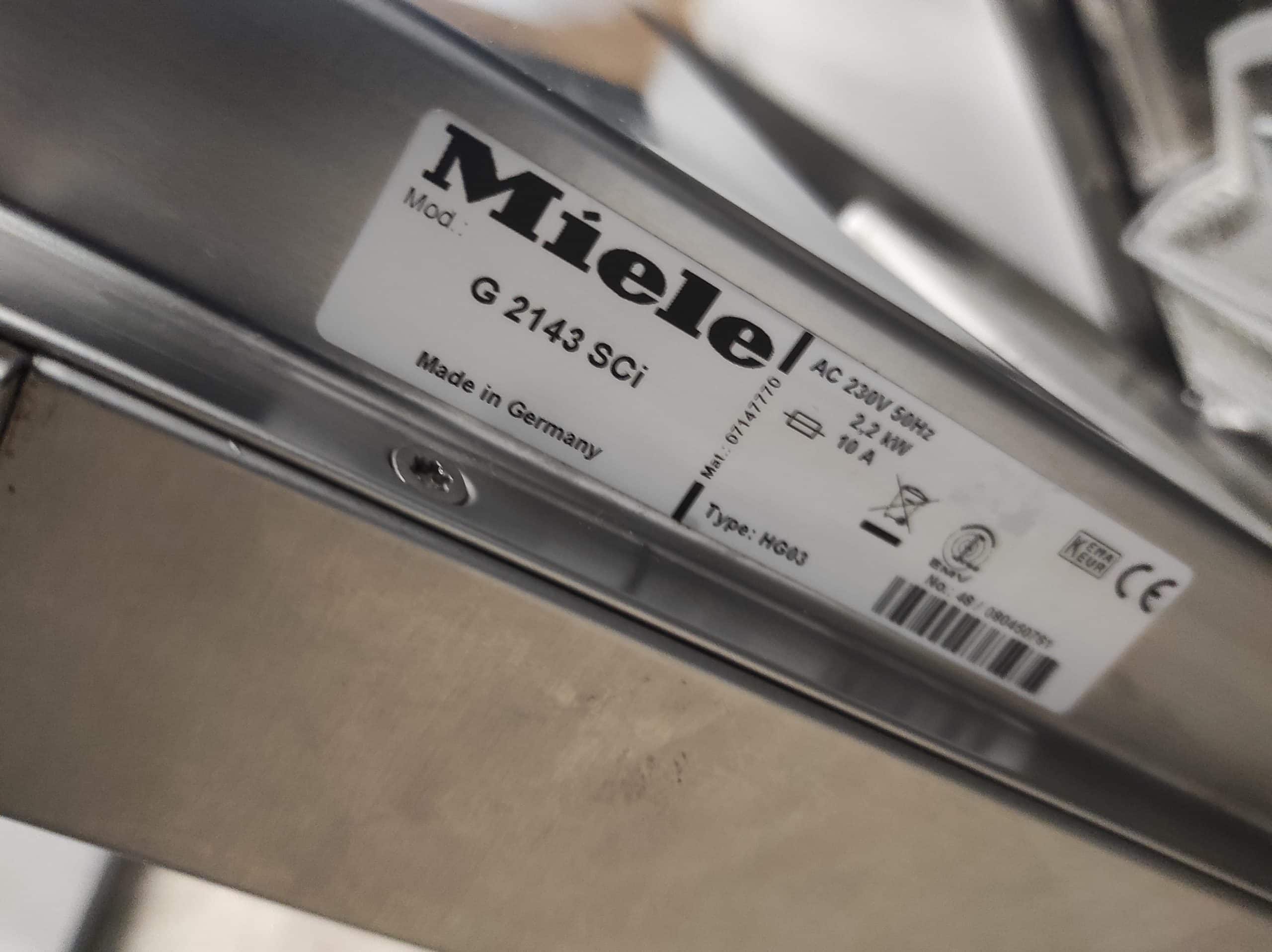 MIELE geschirrspüler G 2143 SCI - Görsel 3