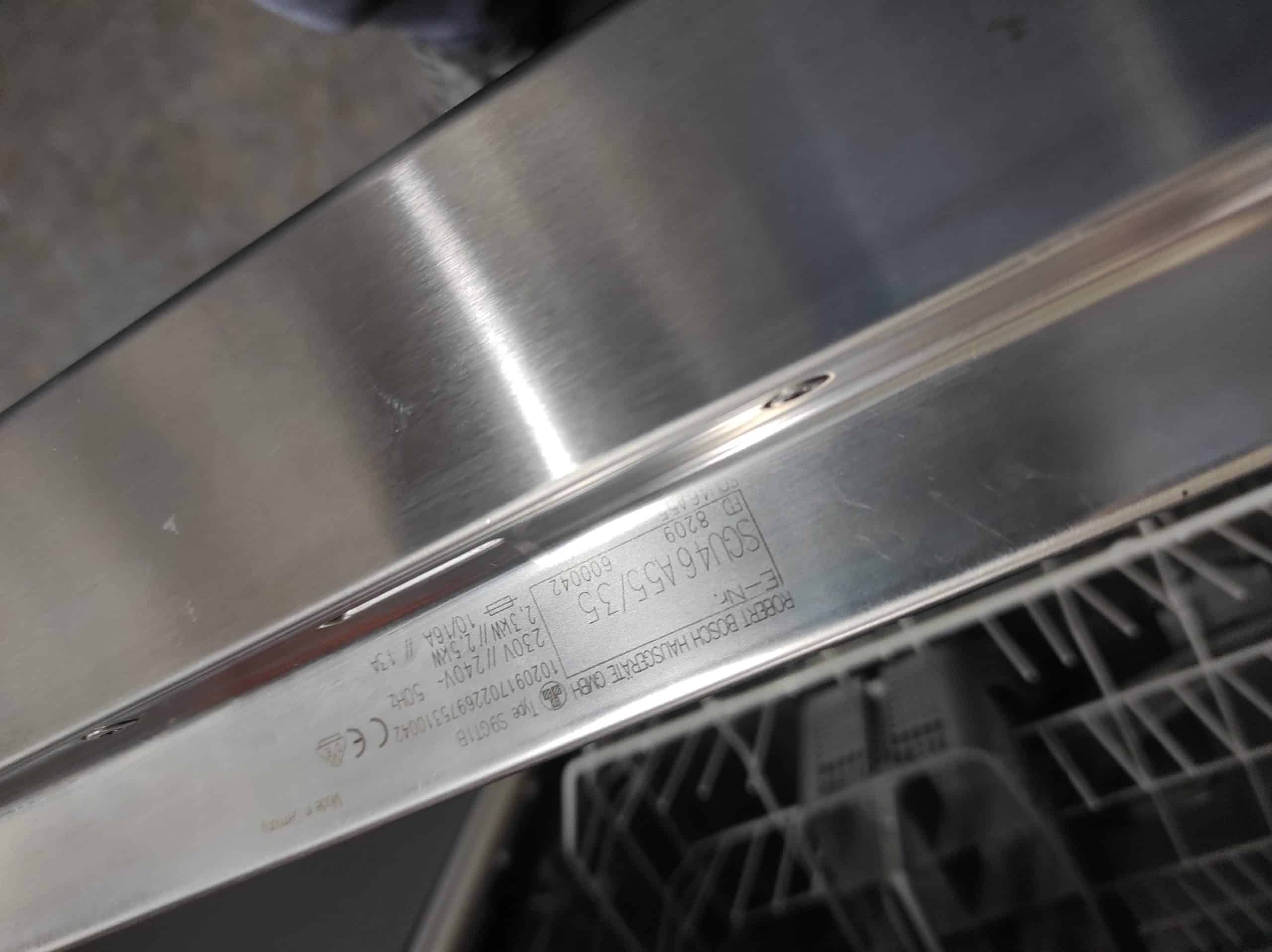 BOSCH Spülmaschine SGU46A55, Silber, 1 Jahr Garantie - Görsel 3