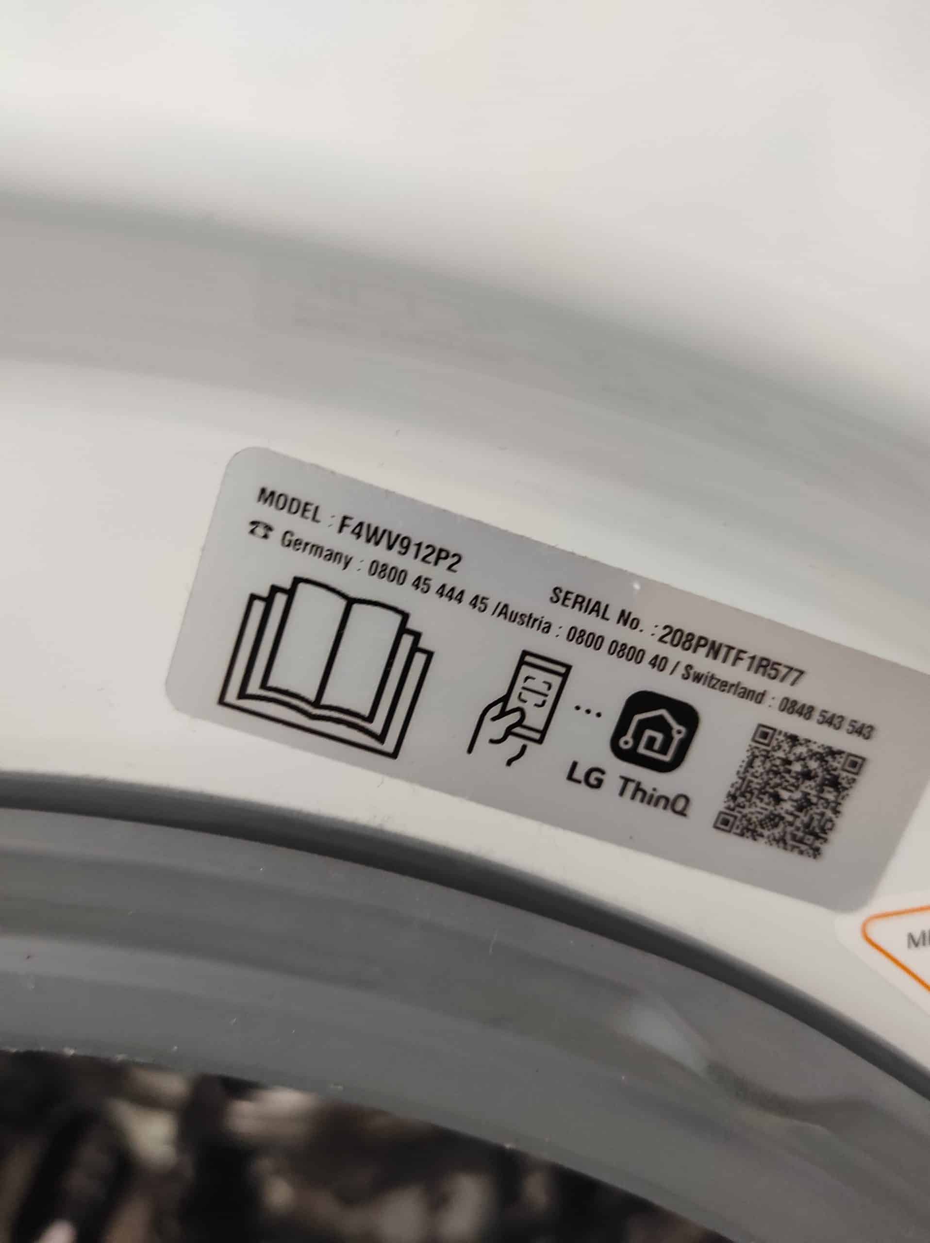 LG Waschmaschine, B Ware, 12 kg - Görsel 3