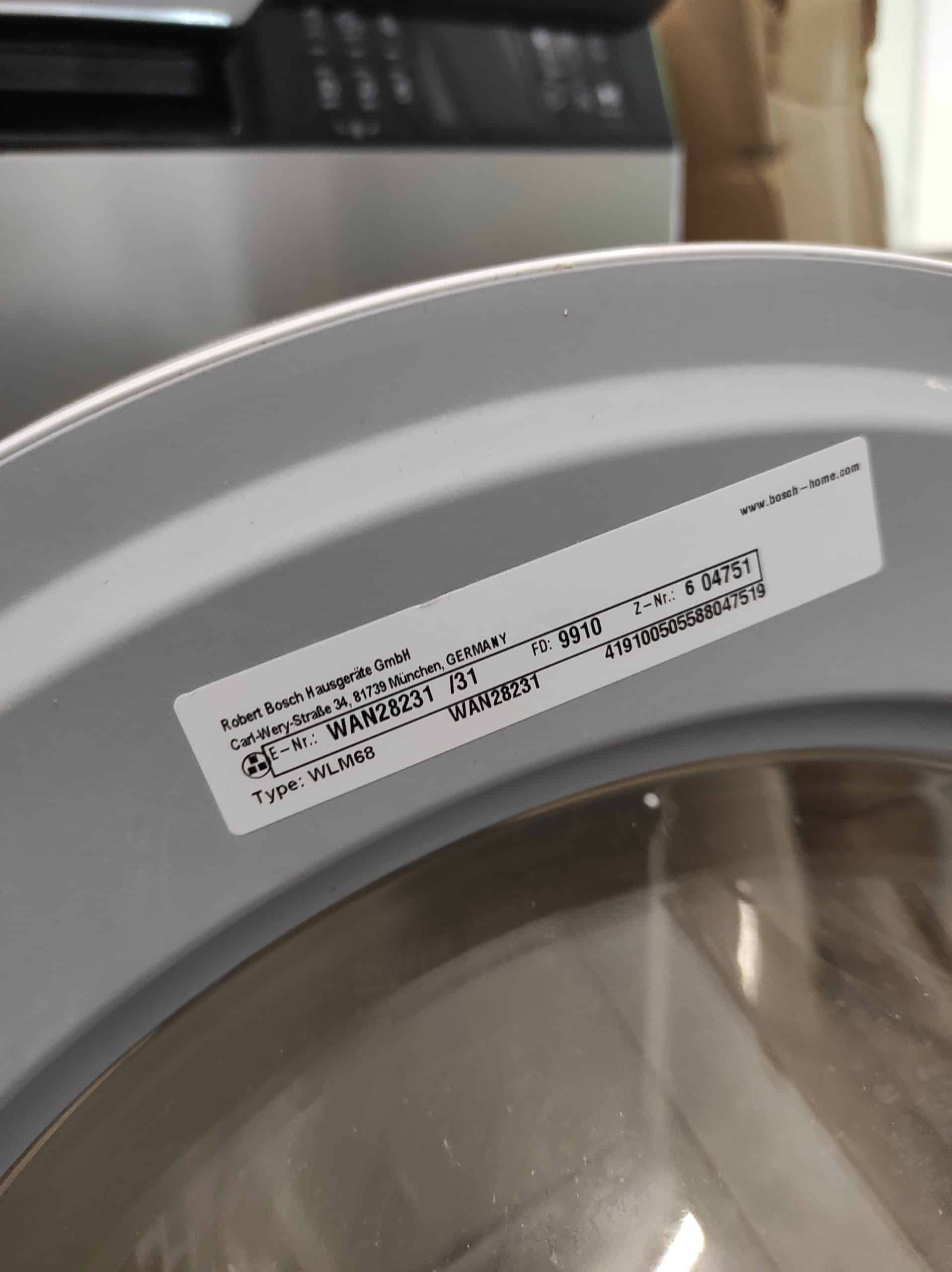 BOSCH Waschmaschine Serie 4 - A+++, 7 kg, 1400 U/Min - Görsel 5