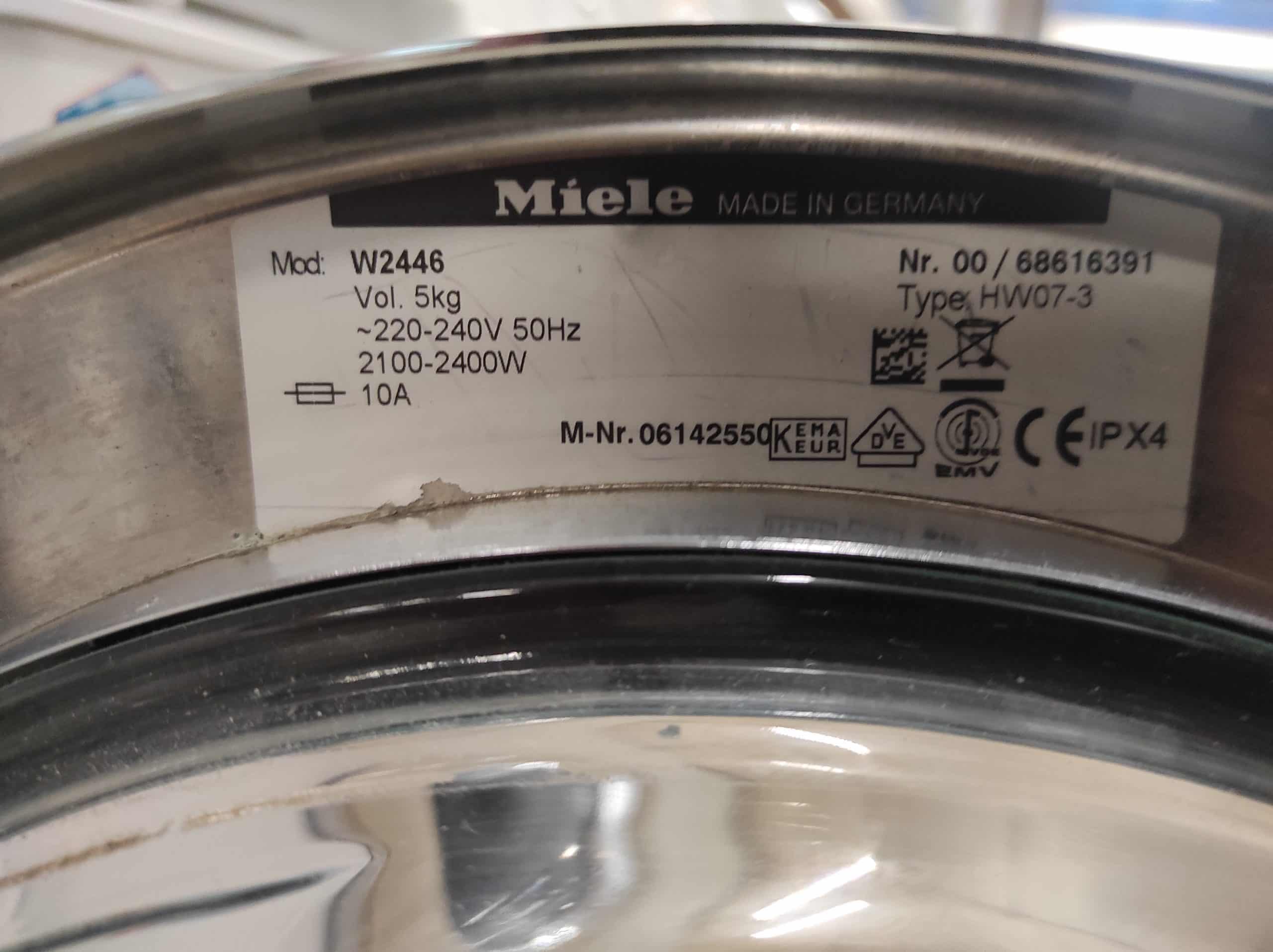 Miele Waschmaschine W 2446, 6 kg, 1400 U/Min, Gebraucht, 1 Jahr Garantie - Görsel 3