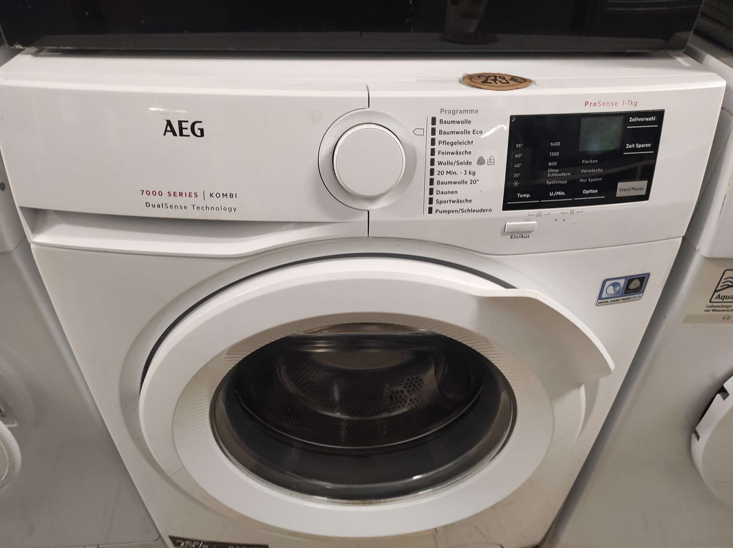 AEG Wachmaschine - 7 kg - 1400 U/Min - A+++, Gebraucht, 1 Jahr Garantie - Görsel 2