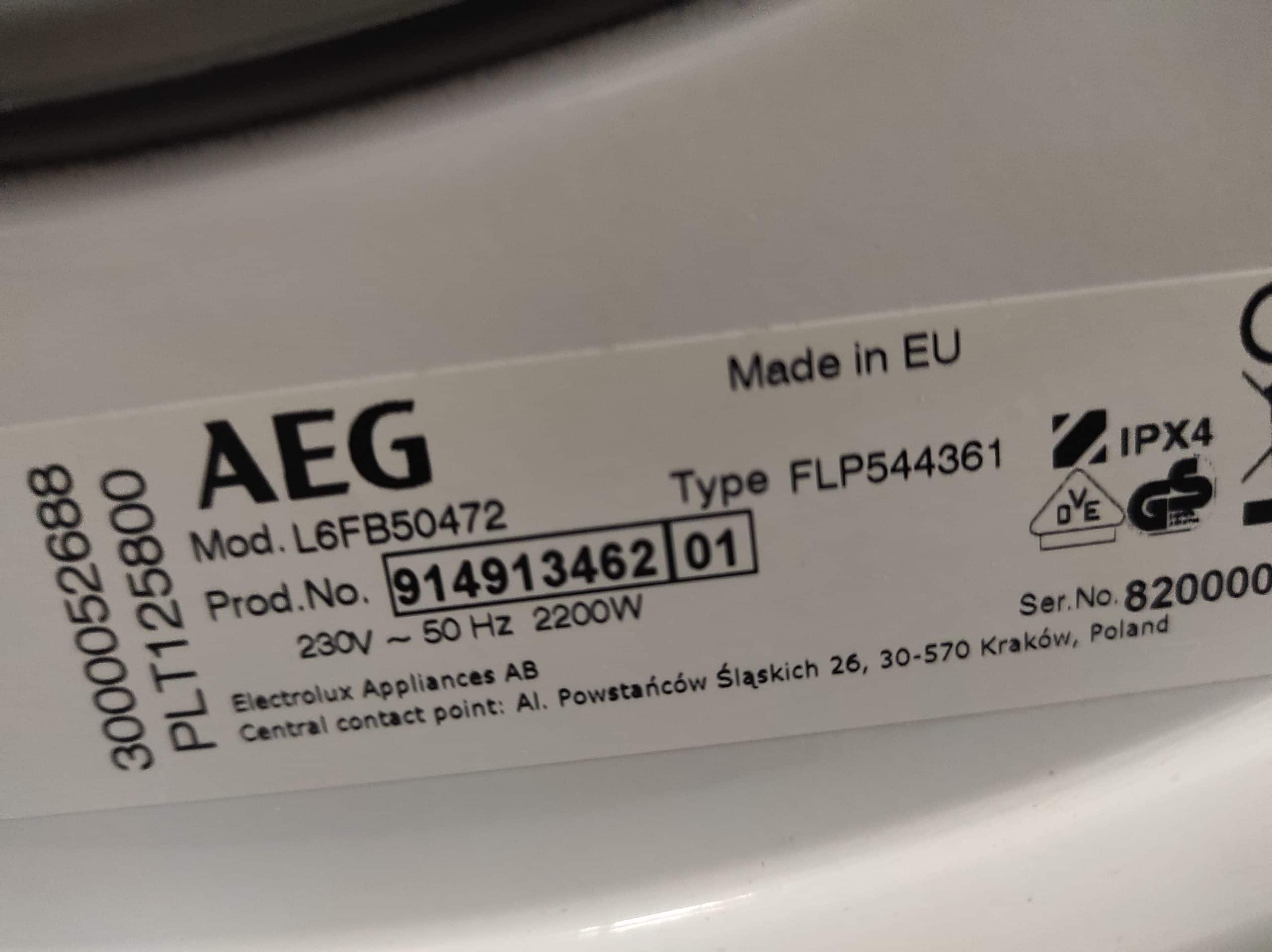 AEG Wachmaschine - 7 kg - 1400 U/Min - A+++, Gebraucht, 1 Jahr Garantie - Görsel 3