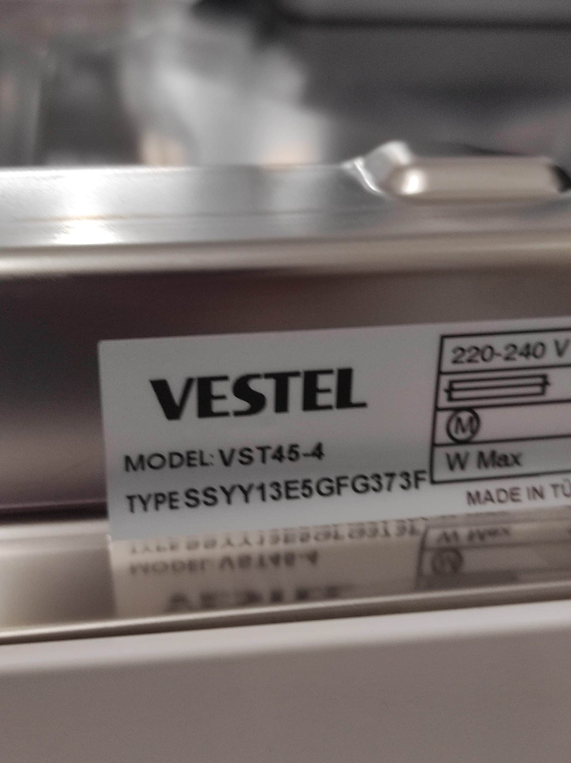 Vestel Spülmaschine - 45 cm Breit - Teilintegriert - Görsel 4
